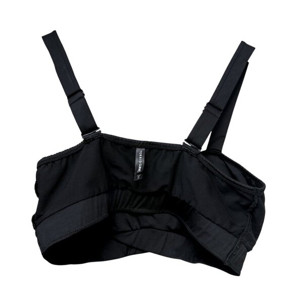 Torrid Sports Bra Top Large (0 Torrid) Black Swim Workout Padded - Picture 4 of 7